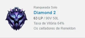 Venda de conta d2 - League of Legends LOL