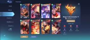 Conta de mobile legends com 6 skins legends