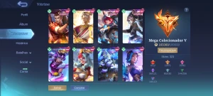 Conta de mobile legends com 6 skins legends