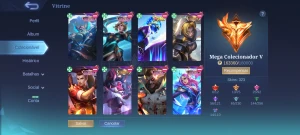 Conta de mobile legends com 6 skins legends