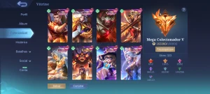 Conta de mobile legends com 6 skins legends