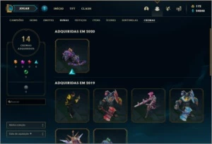 Conta LOL Gold 4 Todos os Campeões - League of Legends