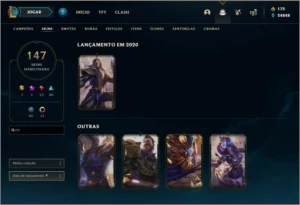 Conta LOL Gold 4 Todos os Campeões - League of Legends