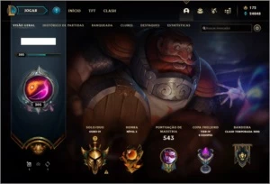 Conta LOL Gold 4 Todos os Campeões - League of Legends