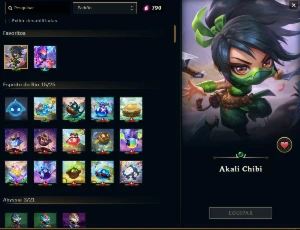 Conta lol unranked todos os campeões (menos mel) 200 skins - League of Legends