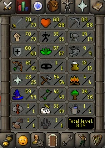 conta OSRS lv 80, Pronta pra minerar RUNITE ORE