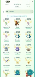 Conta Pokémon go LVL 69 com bastante recursos