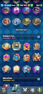 Conta Clash Royale │6128 Trofeús │12 Carta Lvl 14 │Campeão