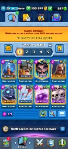 Conta Clash Royale │6128 Trofeús │12 Carta Lvl 14 │Campeão