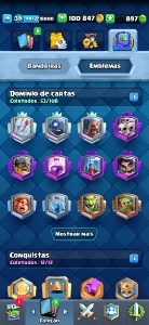 Conta Clash Royale │6128 Trofeús │12 Carta Lvl 14 │Campeão