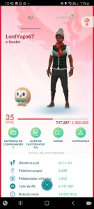conta pokemon go lvl 35 - Pokémon