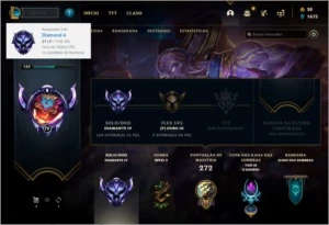 Conta DIAMANTE 4 com RYZE TRIUNFANTE, 41 skins e 72 champs - League of Legends LOL