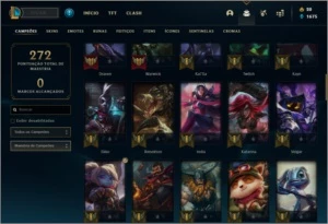 Conta DIAMANTE 4 com RYZE TRIUNFANTE, 41 skins e 72 champs - League of Legends LOL