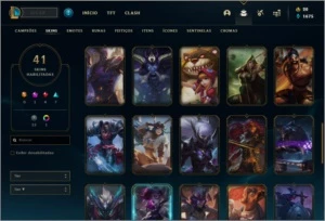 Conta DIAMANTE 4 com RYZE TRIUNFANTE, 41 skins e 72 champs - League of Legends LOL
