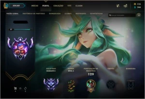 ♡ conta D1 70 PDL MMR ótimo ♡ - League of Legends LOL