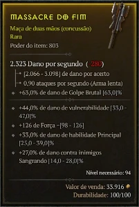 Diablo 4, GOLD (softcore, todas as plataformas) ITENS - Outros