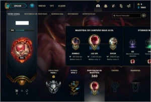 Conta prata 1 com 145 champs e 78 skins ( 1,1kk de Lee sen ) - League of Legends LOL