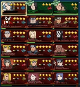 Conta Naruto Online s35, 450k, 60k cupons e 4k lingotes - Others
