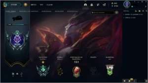 Conta lol ex mestre aprox 120 champs e 90 skins - League of Legends