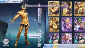 CONTA CDZ AWAKENING  , A88 MU LVL LVL 18 - 4S - Saint Seiya Awakening SSA