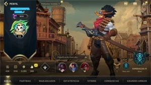 CONTA LOL WILD RIFT - ESMERALDA 4  PRA HOJE - League of Legends