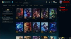 CONTA TOP D4 (301 skins/fullchamp) R$3718,11 gastos