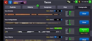 CONTA 8 BALL POOL COM 800MILHÕES