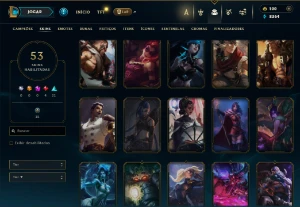 Conta De League Of Leagends/Full Acesso/53 Skins/Level 196 / - League of Legends LOL