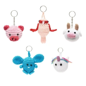 Kit chaveiros bichinhos - Artesanato e Personalizados