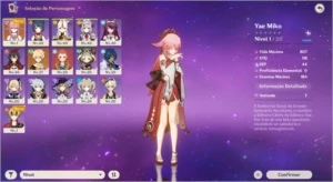 [AR31] YAE MIKO 5* + SINFONIA DOS INDOLENTES R2 - Genshin Impact