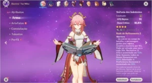 [AR31] YAE MIKO 5* + SINFONIA DOS INDOLENTES R2 - Genshin Impact