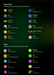 Conta Brawl Stars - Shelly Estelar / Ricochet Antigo Red