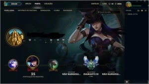 Conta Diamante 3 - League of Legends LOL