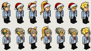 Pack de Acessórios Dourados V.3 - Habbo Hotel