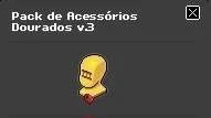 Pack de Acessórios Dourados V.3 - Habbo Hotel