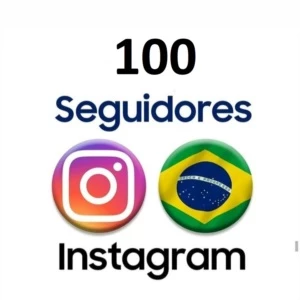 100 Seguidores Brasileiros Instagram - Social Media