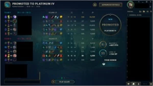 CONTA PLATINA 4  winrate 30/6 - League of Legends LOL