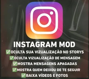 Instagram modificado com várias funções