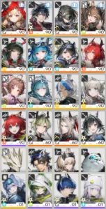 Conta Endfield - Laevatain, Gilberta, Tangtang, Rossi, Zhuan - Arknights Endfield