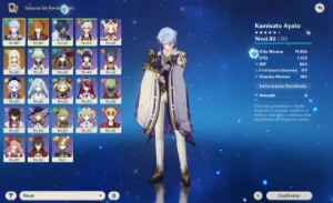 conta ayato + tartaglia AR: 41 - Genshin Impact