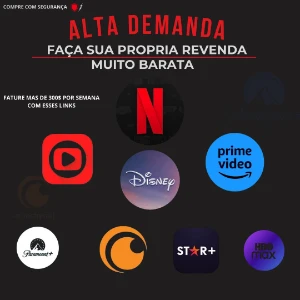 Netflix Painel De Revenda E Outros 4X - Assinaturas e Premium