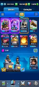 Conta Topzera Executor Evoluido + 6 Evoluções [3600 Gemas] - Clash Royale