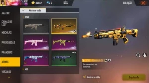 Conta de Free Fire