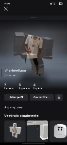 conta de roblox com korblox