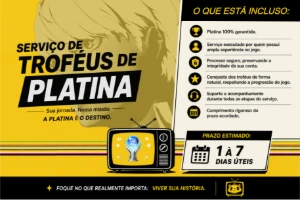 Playstation | Serviço de Troféus de Platina. - Serviços Digitais