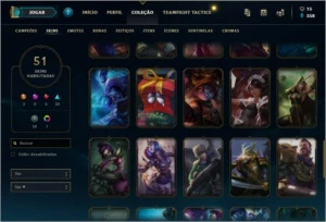 Conta De Lol Diamante 4 C/51 Skin De Qualidade - League of Legends