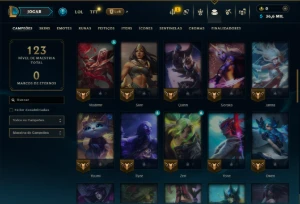 Mestre com 55 Champs e 12 Skins ( 15 PDL ) - League of Legends LOL