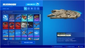 Conta fortnite 130+skins com skin Glow
