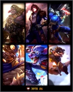 CONTA LOL OURO IV 37HEROES/6SKINS/2PAG RUNA - League of Legends