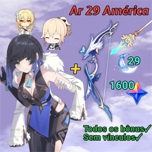 Yelan + Assinatura, Jean e Espinha Celestial - Genshin Impact